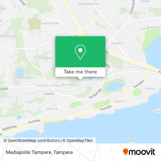 Mediapolis Tampere map