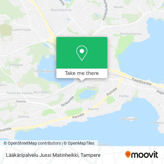 Lääkäripalvelu Jussi Matinheikki map