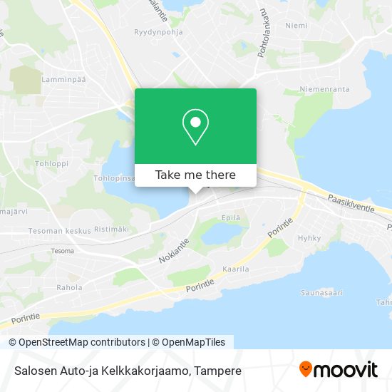 Salosen Auto-ja Kelkkakorjaamo map