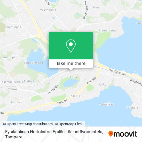Fysikaalinen Hoitolaitos Epilän Lääkintävoimistelu map