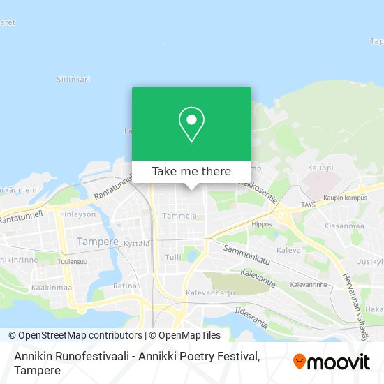 Annikin Runofestivaali - Annikki Poetry Festival map