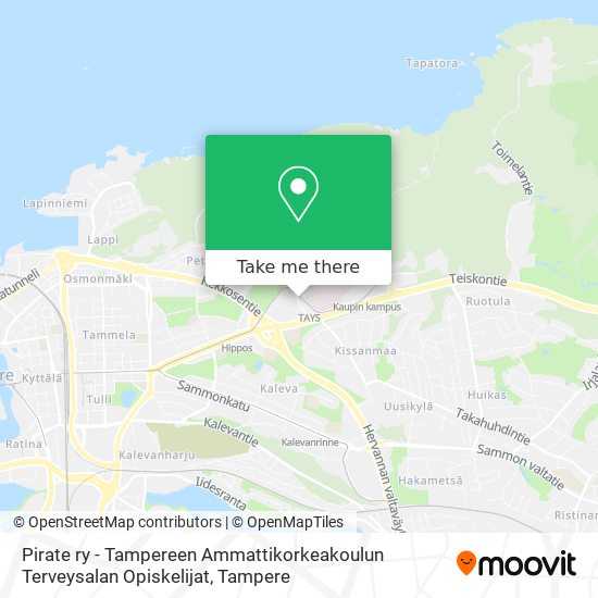 Pirate ry - Tampereen Ammattikorkeakoulun Terveysalan Opiskelijat map