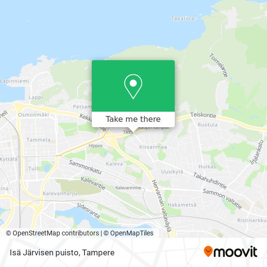 Isä Järvisen puisto map