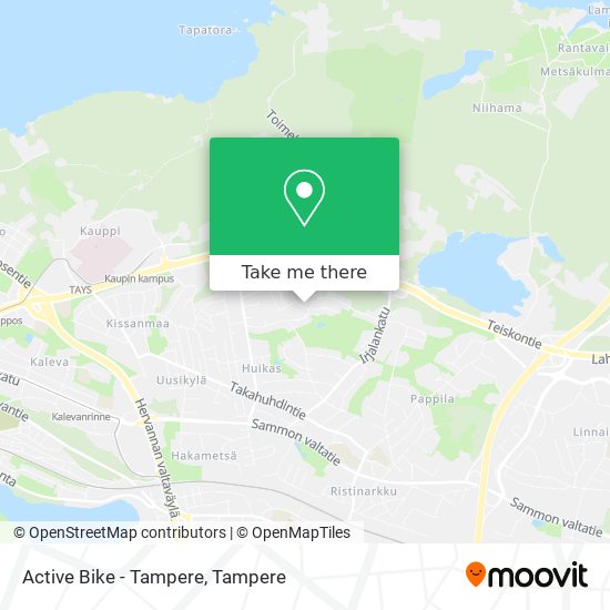 Active Bike - Tampere map