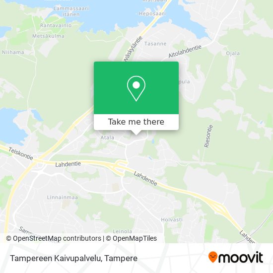 Tampereen Kaivupalvelu map