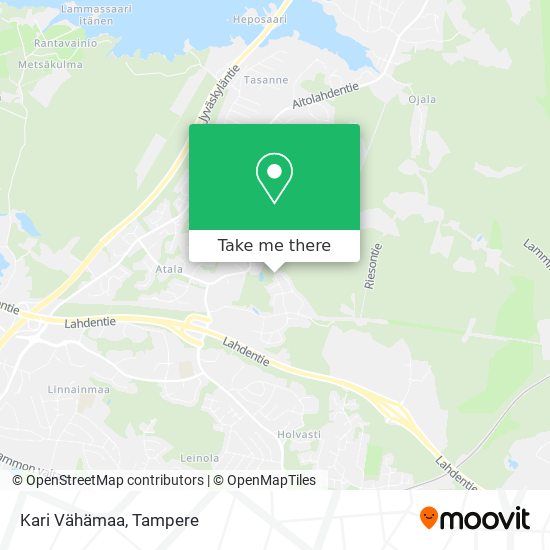 Kari Vähämaa map