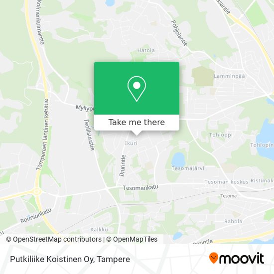 Putkiliike Koistinen Oy map