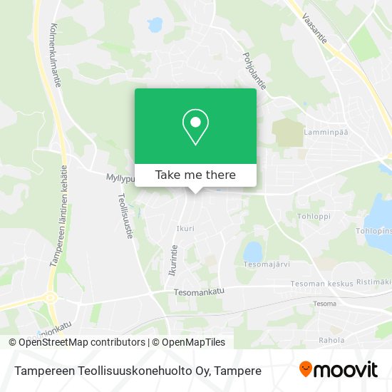 Tampereen Teollisuuskonehuolto Oy map