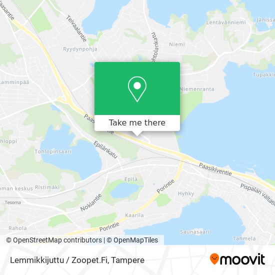 Lemmikkijuttu / Zoopet.Fi map