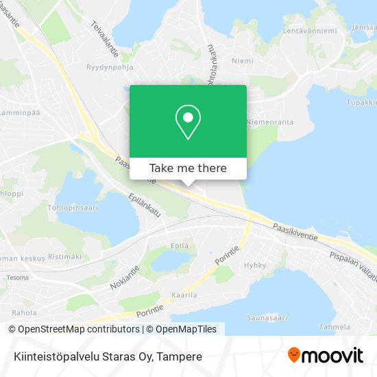 Kiinteistöpalvelu Staras Oy map