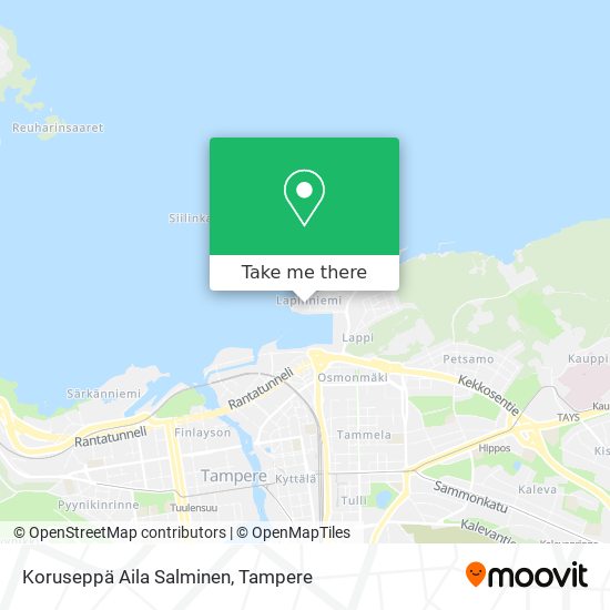 Koruseppä Aila Salminen map