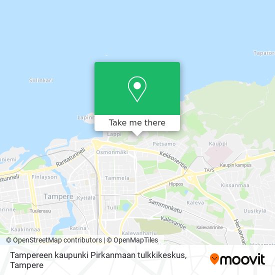 Tampereen kaupunki Pirkanmaan tulkkikeskus map