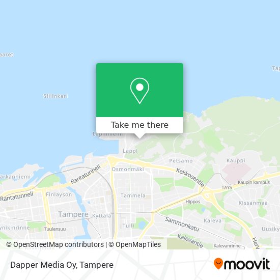 Dapper Media Oy map