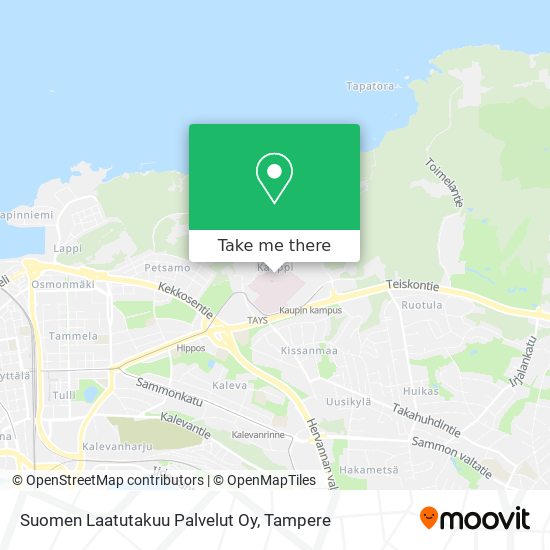 Suomen Laatutakuu Palvelut Oy map