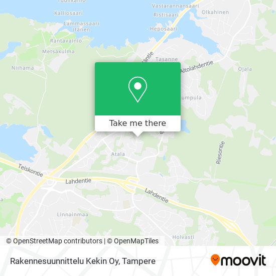 Rakennesuunnittelu Kekin Oy map