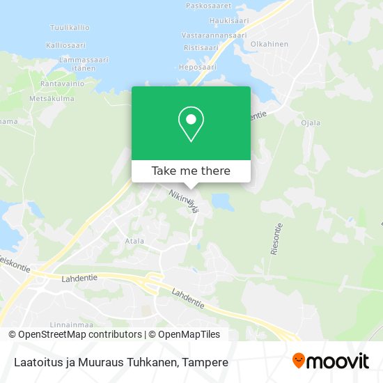 Laatoitus ja Muuraus Tuhkanen map