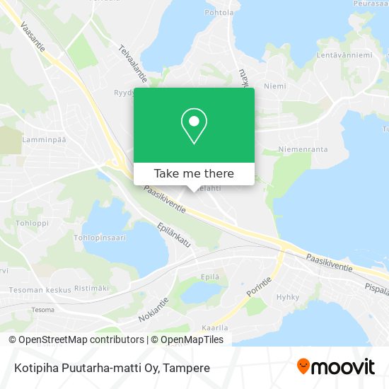 Kotipiha Puutarha-matti Oy map