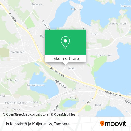 Js Kiinteistö ja Kuljetus Ky map