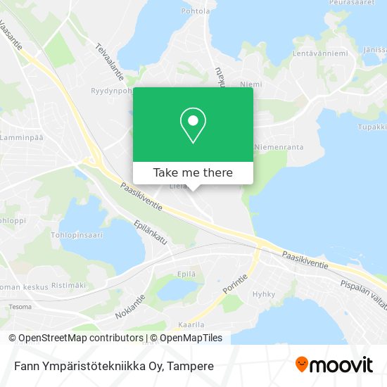 Fann Ympäristötekniikka Oy map