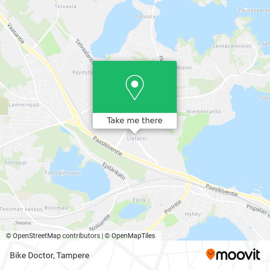 Bike Doctor map
