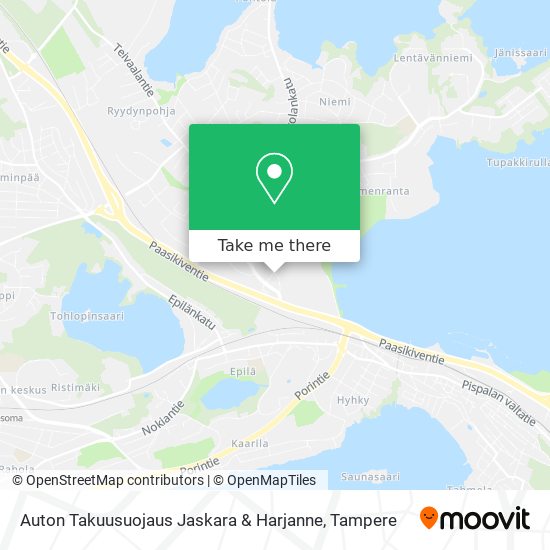 Auton Takuusuojaus Jaskara & Harjanne map