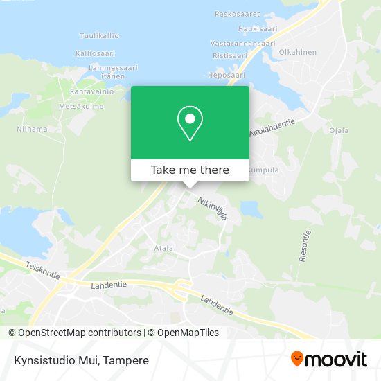 Kynsistudio Mui map