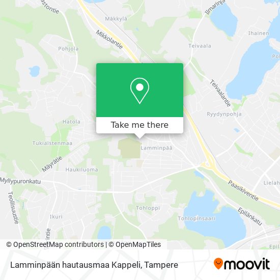 Lamminpään hautausmaa Kappeli map