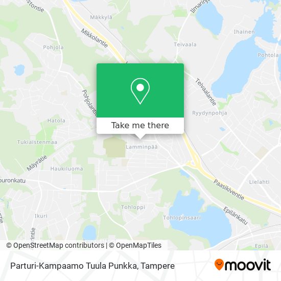 Parturi-Kampaamo Tuula Punkka map