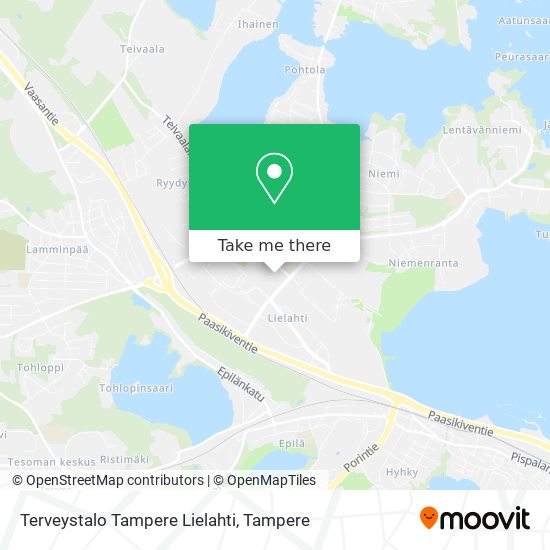 Terveystalo Tampere Lielahti map