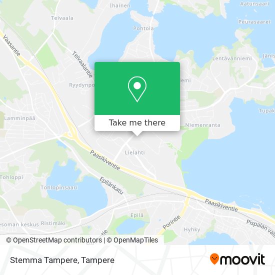 Stemma Tampere map