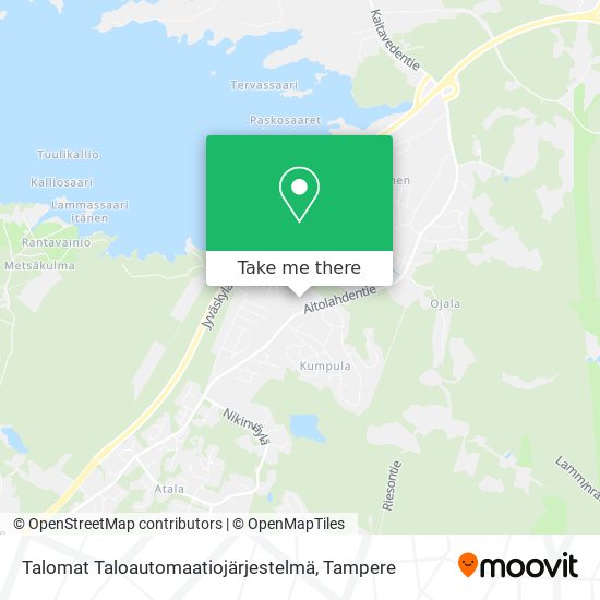 Talomat Taloautomaatiojärjestelmä map