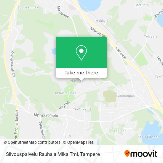 Siivouspalvelu Rauhala Mika Tmi map