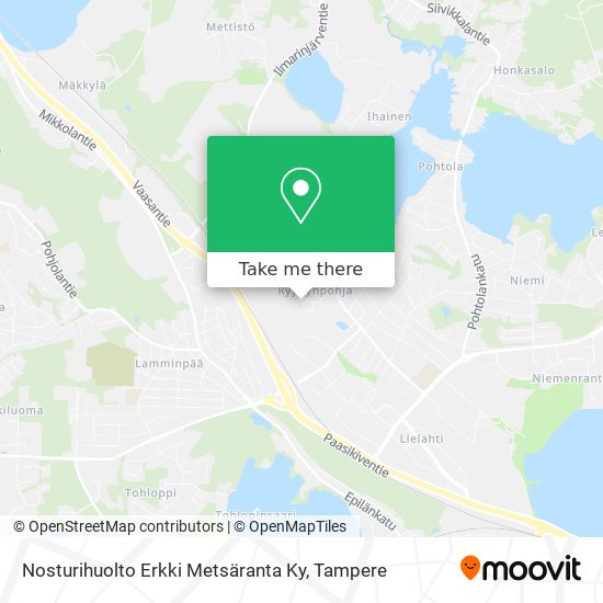 Nosturihuolto Erkki Metsäranta Ky map