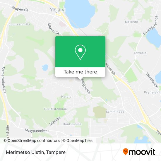 Merimetso Uistin map