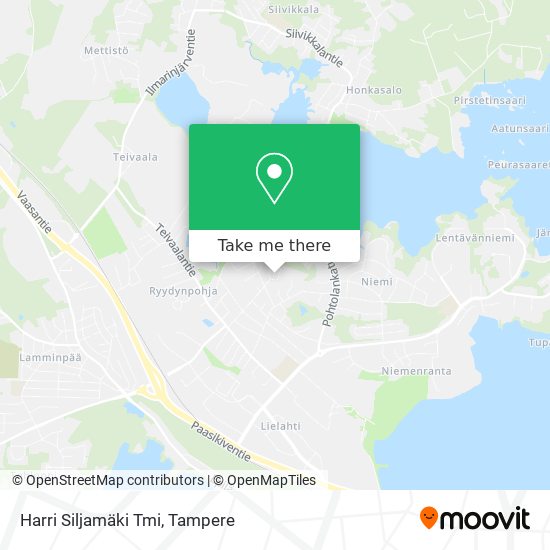 Harri Siljamäki Tmi map