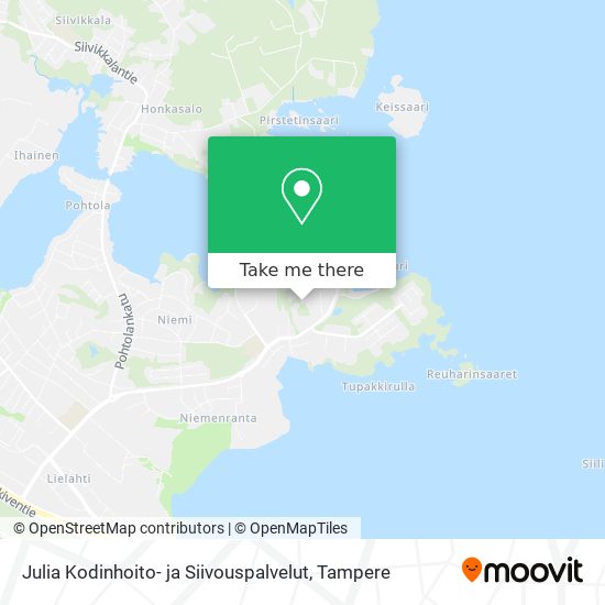 Julia Kodinhoito- ja Siivouspalvelut map