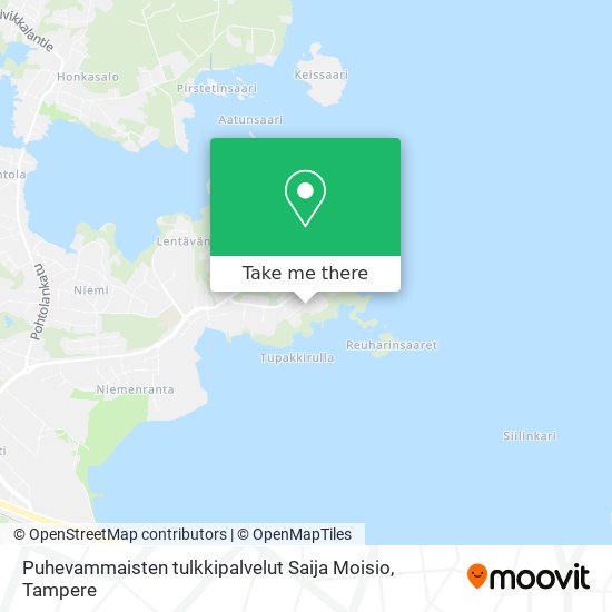 Puhevammaisten tulkkipalvelut Saija Moisio map