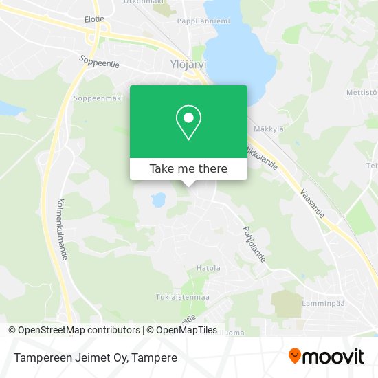 Tampereen Jeimet Oy map