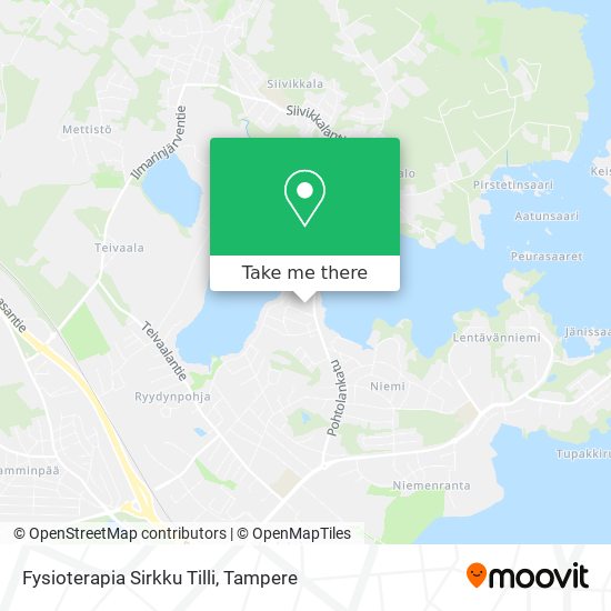 Fysioterapia Sirkku Tilli map