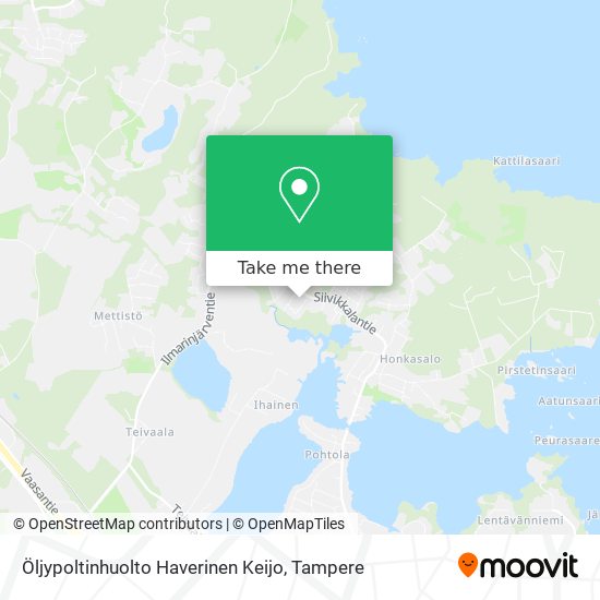 Öljypoltinhuolto Haverinen Keijo map