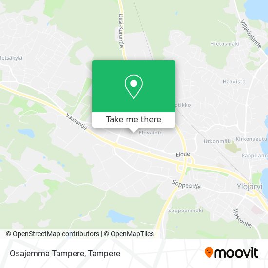 Osajemma Tampere map