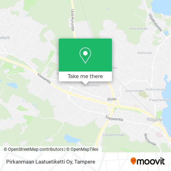 Pirkanmaan Laatuetiketti Oy map