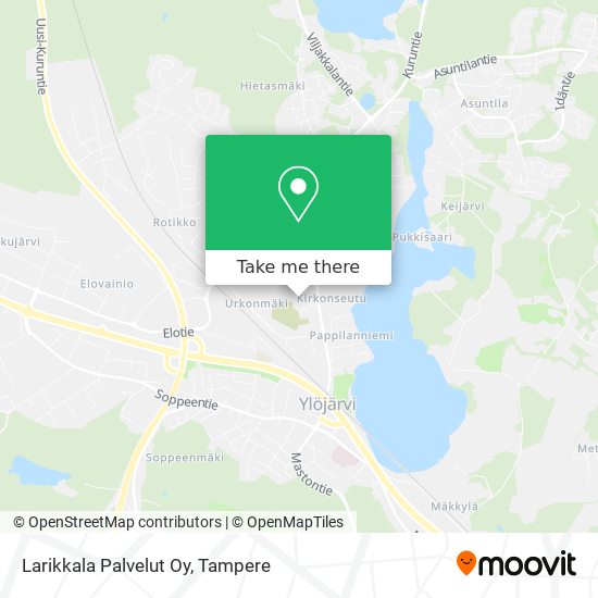 Larikkala Palvelut Oy map