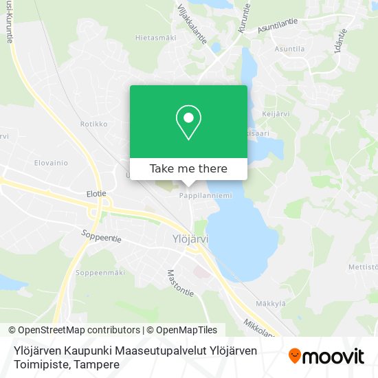 Ylöjärven Kaupunki Maaseutupalvelut Ylöjärven Toimipiste map