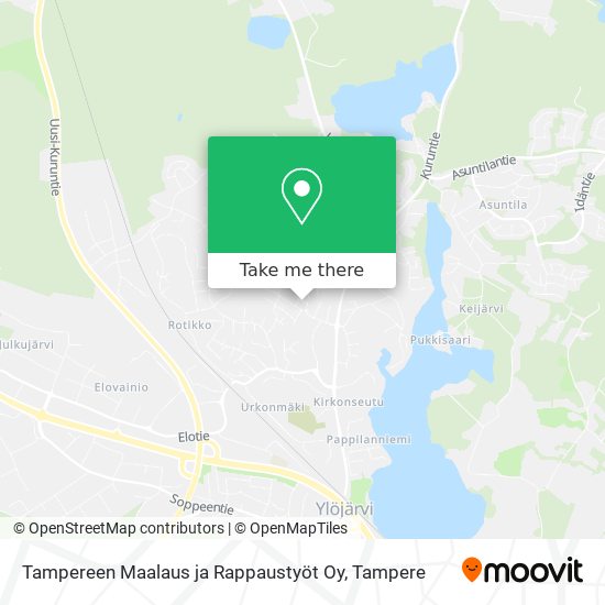 Tampereen Maalaus ja Rappaustyöt Oy map