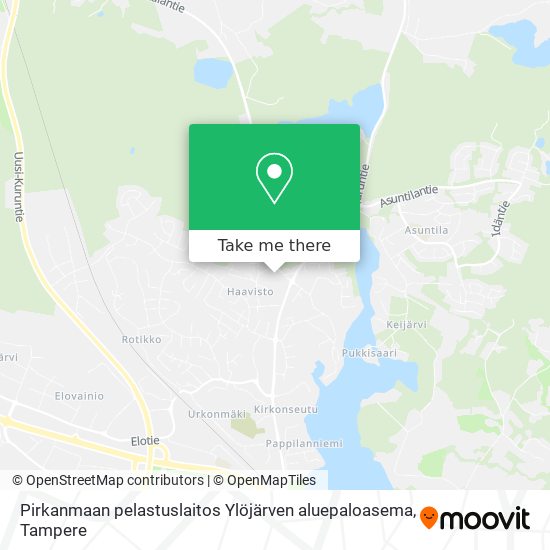 Pirkanmaan pelastuslaitos Ylöjärven aluepaloasema map