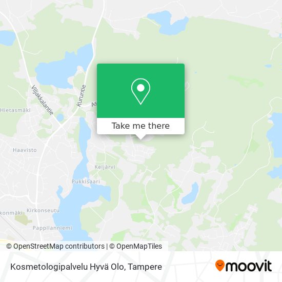 Kosmetologipalvelu Hyvä Olo map