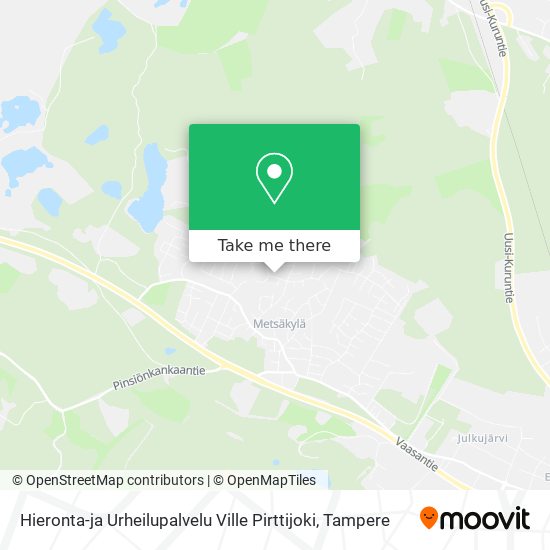 Hieronta-ja Urheilupalvelu Ville Pirttijoki map