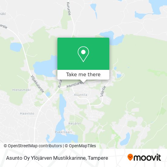 Asunto Oy Ylöjärven Mustikkarinne map