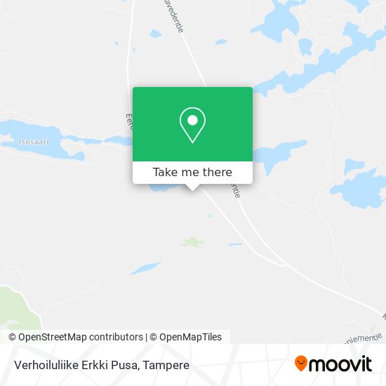Verhoiluliike Erkki Pusa map